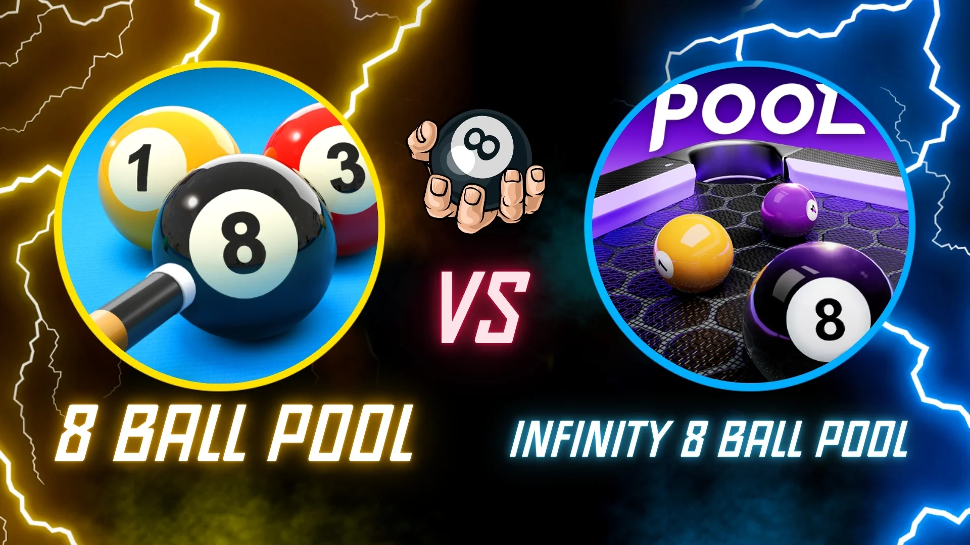 8 ball pool vs Infinity 8 Ball Pool